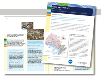 ONTARIO MINISTRY OF RESEARCH AND INNOVATION | CLEAN WATER FOR LIFE